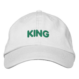 Boné Visor de texto KING nome