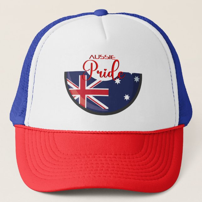 Boné Vista Seu Coração Em: Aussie Pride (Frente)
