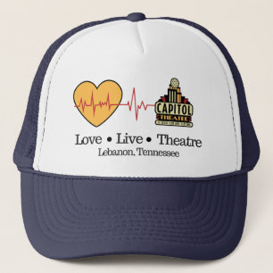Boné Viva e respire o tampão da bola do teatro