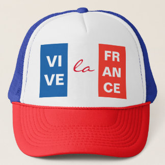 Boné Vive La France French Flag Personalizável