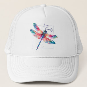 Boné Vivo Livremente - Inspiração Colorida Dragonfly