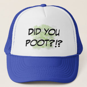 Boné Você Fez Poot?! Novelty Gag Gift Hat