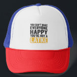 Boné Você não pode fazer todo mundo feliz Você não é um<br><div class="desc">hanukkah, judeu, chanukah, menorah, dreidel, dom, aniversário, feriado, latino</div>