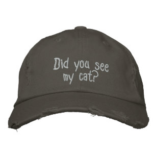 Boné Você viu meu gato?