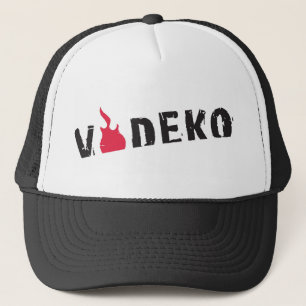 Boné VODEKO® Trucker Cap black/white