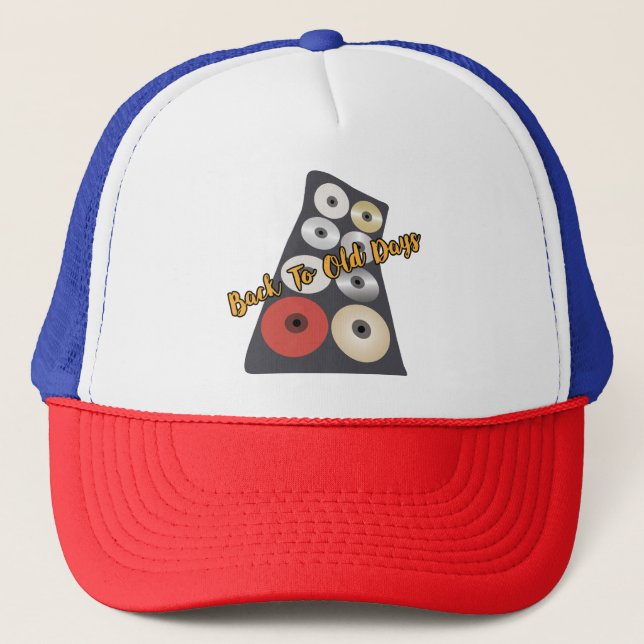 Boné Voltar aos velhos sacos de CD refrescando vídeos a (Frente)