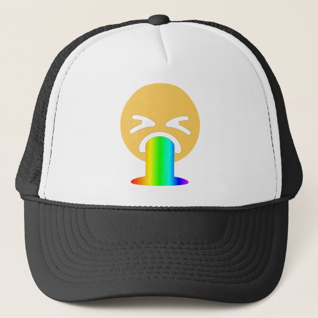 Boné vômito do arco-íris emoji (Frente)
