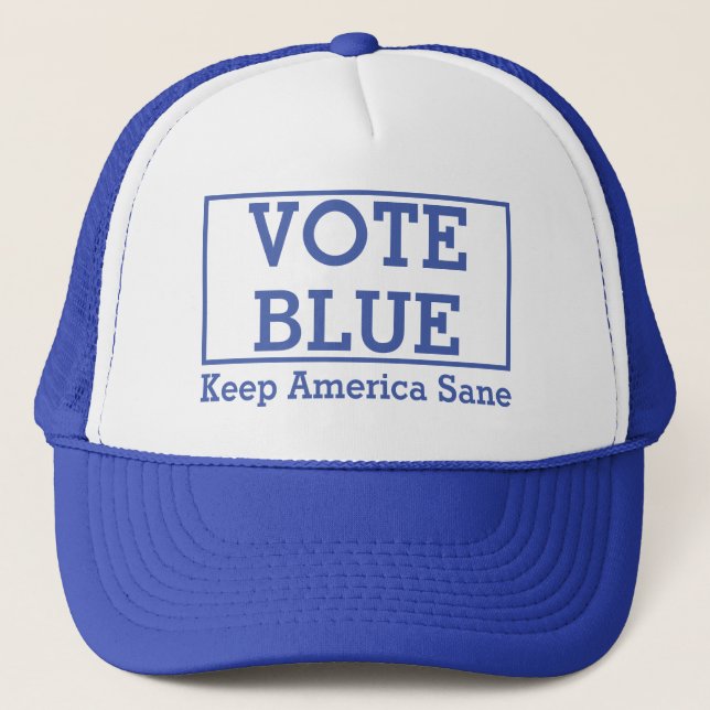 Boné Vote Blue: Mantenha a América Sane T-Shirt (Frente)
