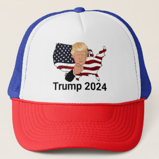 Boné Vote em Trump nas eleições presidenciais de 2024.