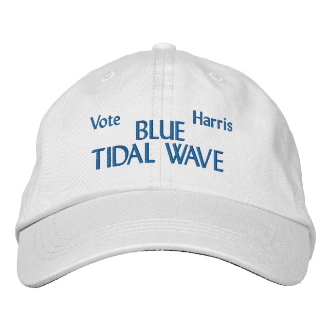Boné Vote Harris Blue Tidal Wave (Frente)