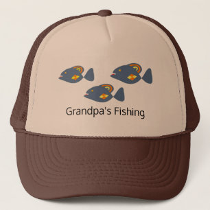 Boné Vovô está Pescando