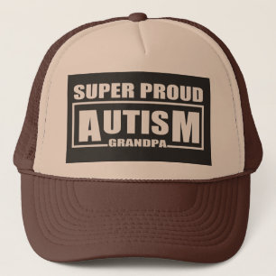 Boné vovô super orgulhoso do autismo