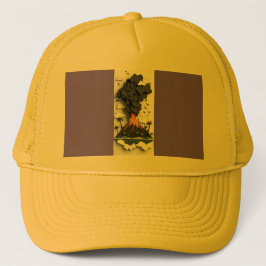 Boné Vulcão de camiseta