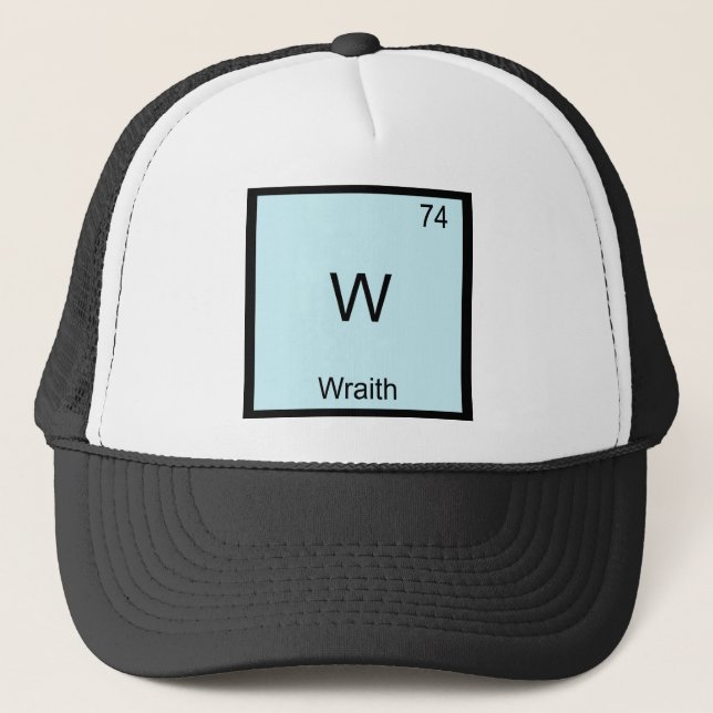 Boné W - Fantasma Camiseta engraçada com símbolo de ele (Frente)