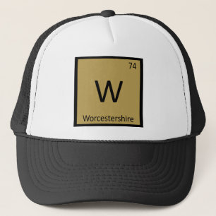 Boné W - Química do Molho Worcestershire Tabela Periódi