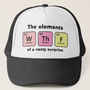 Boné 'W Th F: Os elementos de uma surpresa desagradável