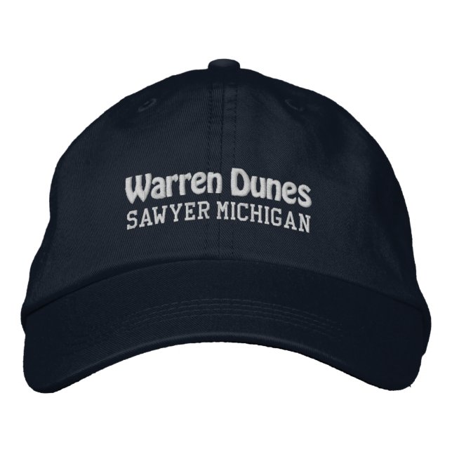 Boné Warren Dunes bordou o chapéu de baseball (Frente)