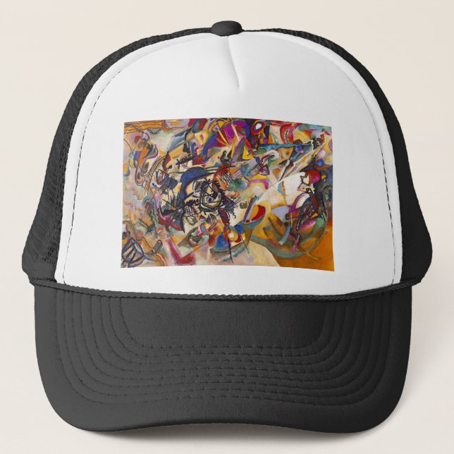 Boné Wassily Kandinsky - Composição 7 Arte Abstrata (Frente)