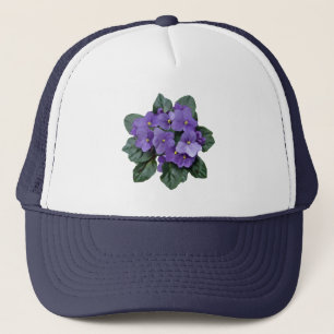 Boné Watercolor African Violet Houseart