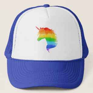 Boné Watercolor Rainbow Unicorn