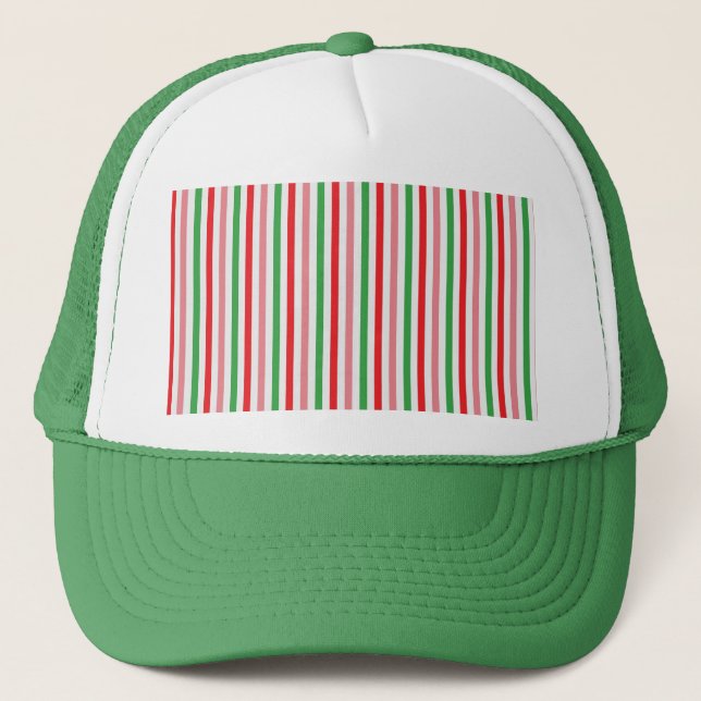 Boné Watermelon Summer Strips Papel Digital (Frente)