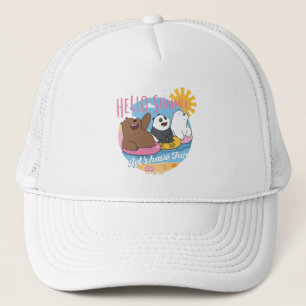 Boné We Bare Bears - Hello Summer! Let's Have Fun
