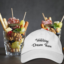 Boné Wedding Dream Team,Bride,Bachelorette Personalized