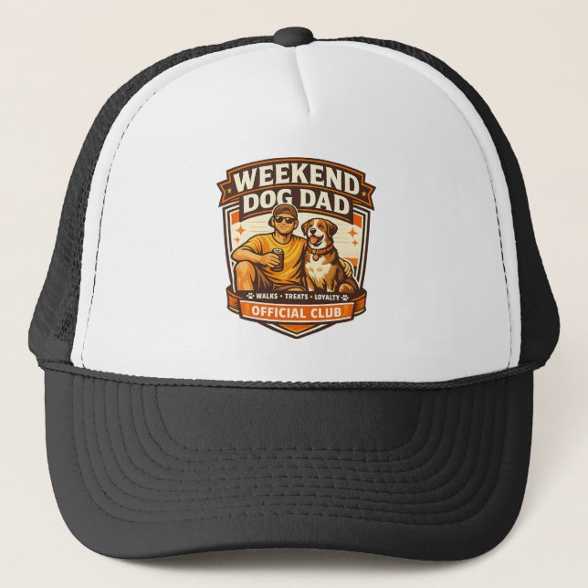 Boné Weekend Dog Dad Club Dog Lover Cap (Frente)