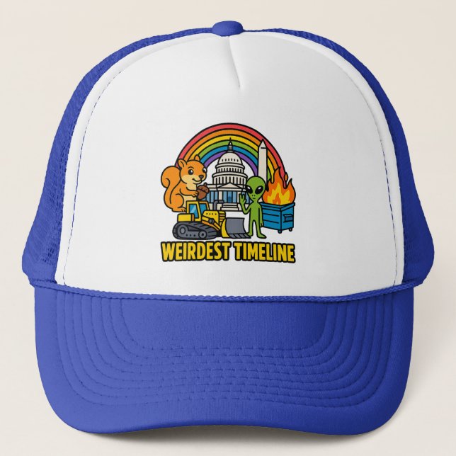 Boné Weirdest Timeline Hat by Phil Elmore (Frente)