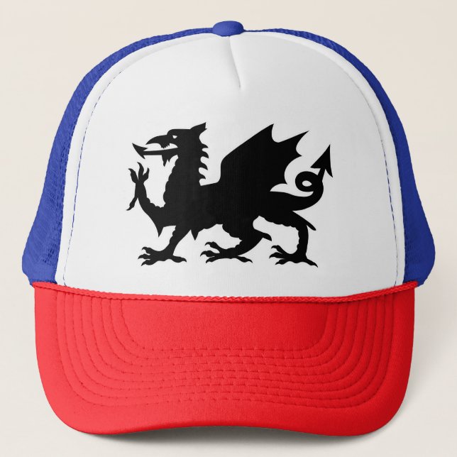 Boné Welsh Dragon Flag, Wales Dragon Flag, England (Frente)