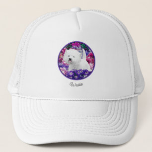Boné West Highland White Terrier Pintando Arte Canina