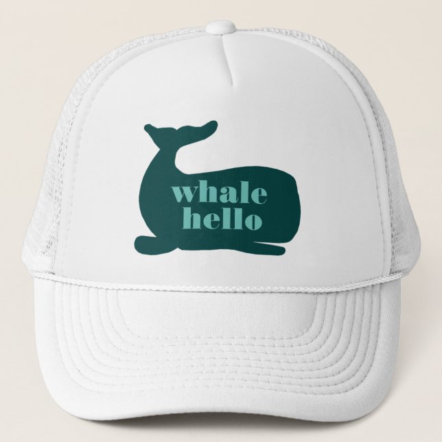 Boné Whale Hello Trucker Hat (Frente)