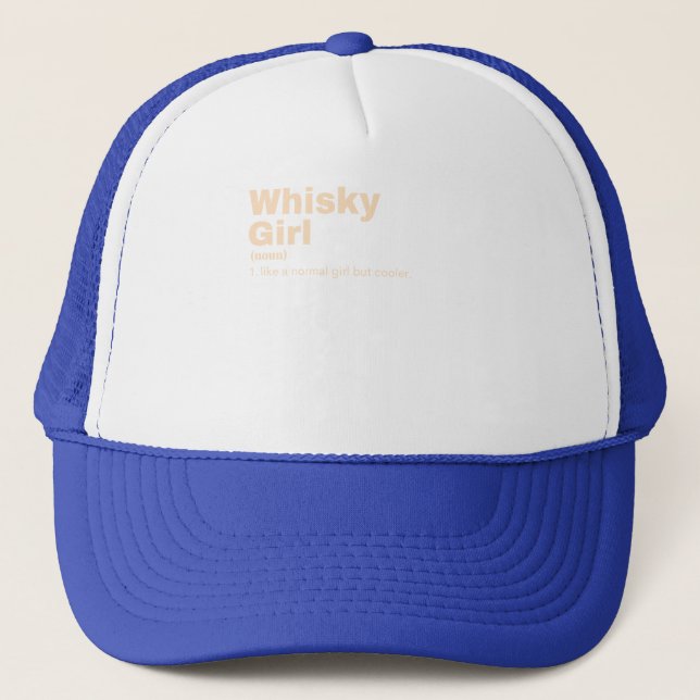 Boné Whisky Girl - Whisky (Frente)