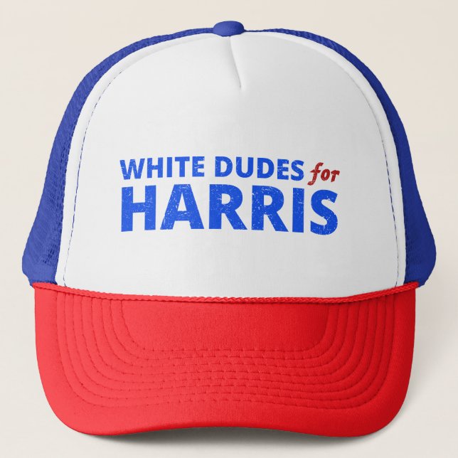Boné White Dudes para Harris (Frente)