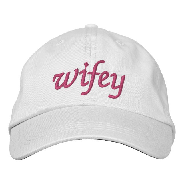 Boné Wifey Pink Novelty (Frente)