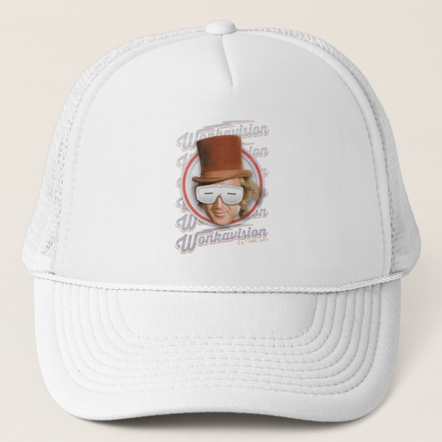 Boné Willy Wonka nos óculos Wonkavision (Frente)