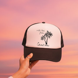 Boné With Love From Destination Wedding Merch