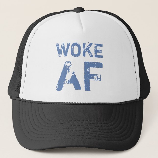 Boné Woke AF Política Progressiva (Frente)