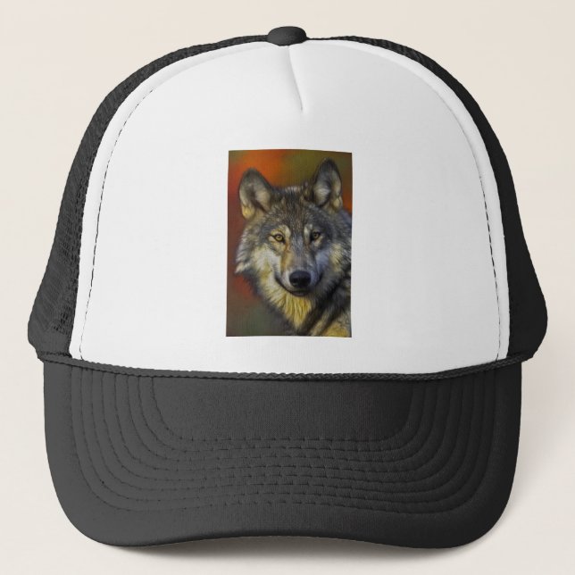 Boné Wolf Photographics Art Spirit Guide Animal Love (Frente)