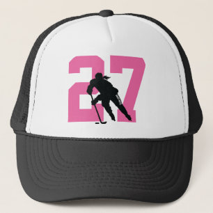 Boné Women's Personalized Custom Hockey Player Number