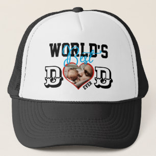 Boné World's Best Dad ever w/ Photo