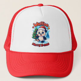 Boné Wuffoo Poppi Merry Natal Kawaii 3D Feriado
