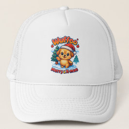 Boné Wuffoo Roony Merry Natal Kawaii 3D Feriado