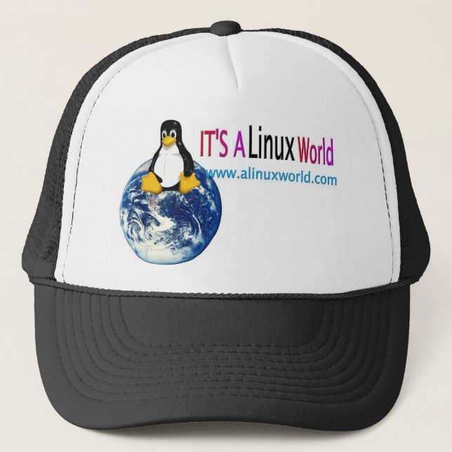 Boné www.alinuxworld.com linux hat (Frente)