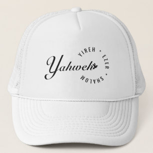 Boné Yahweh Yireh Shalom Ezer Nomes de Deus Cristão Faç