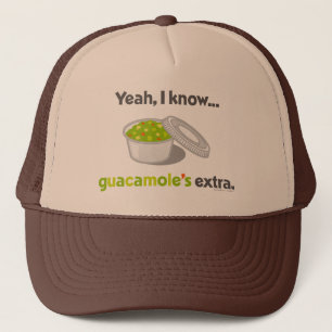 Boné Yeah eu sei que o Guacamole é extra (o copo do