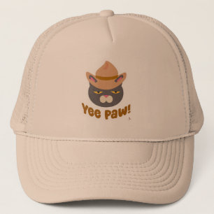 Boné Yee Paw Chapéu de Cowboy Divertido Arte Country