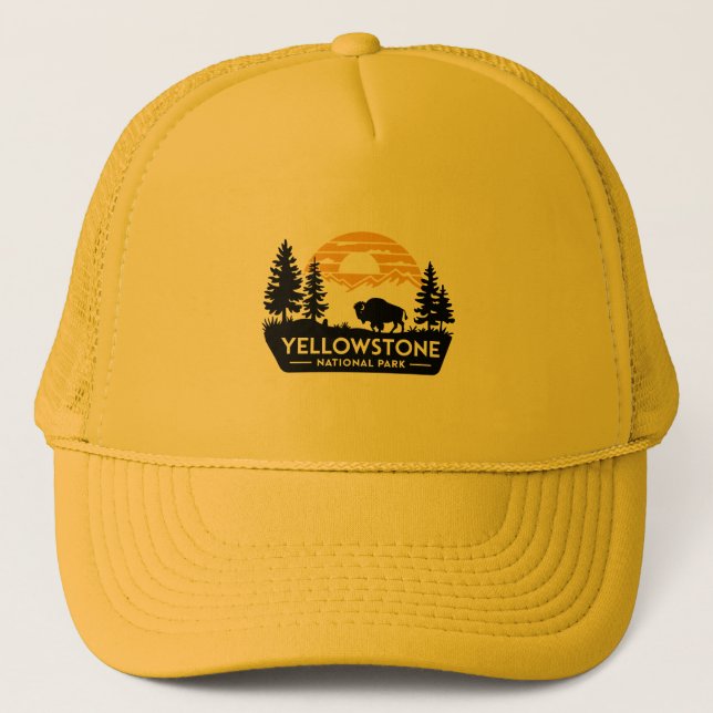 Boné Yellowstone Bison Trucker Hat (Frente)