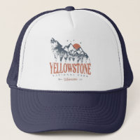 Yellowstone National Park Wolf Mounates Vintage