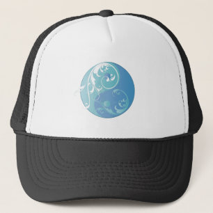 Boné Yin & Yang Rolante (Azul terrestre)